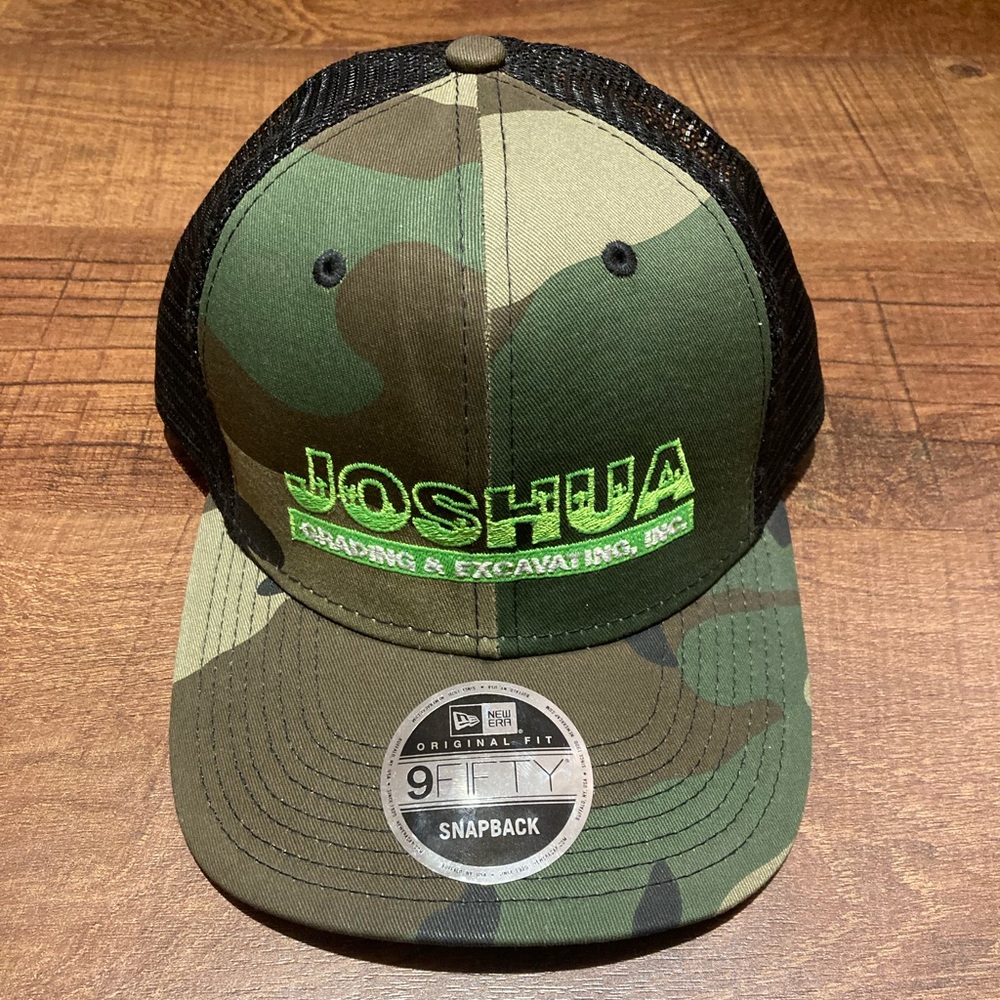 New Era Joshua Grading & Excavating, Inc Camouflage Mesh Snapback